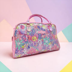 SHIMMERY PINK DUFFEL BAG