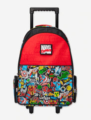 MARVEL COMICS TROLLEY BACKPACK WITH LIGHT UP WHEELS