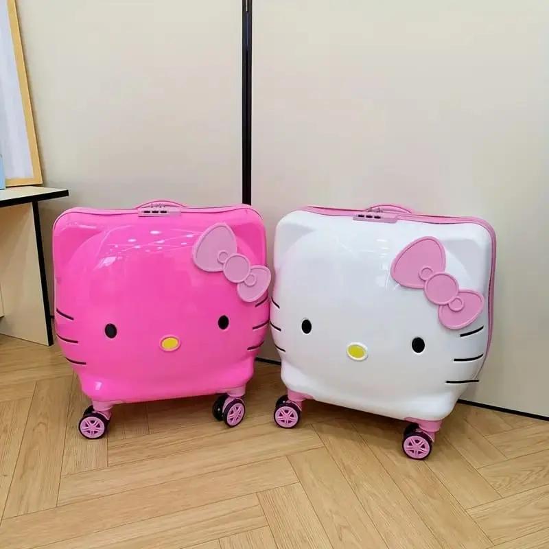 HELLO KITTY TRAVEL TROLLEY SET SPARKLES