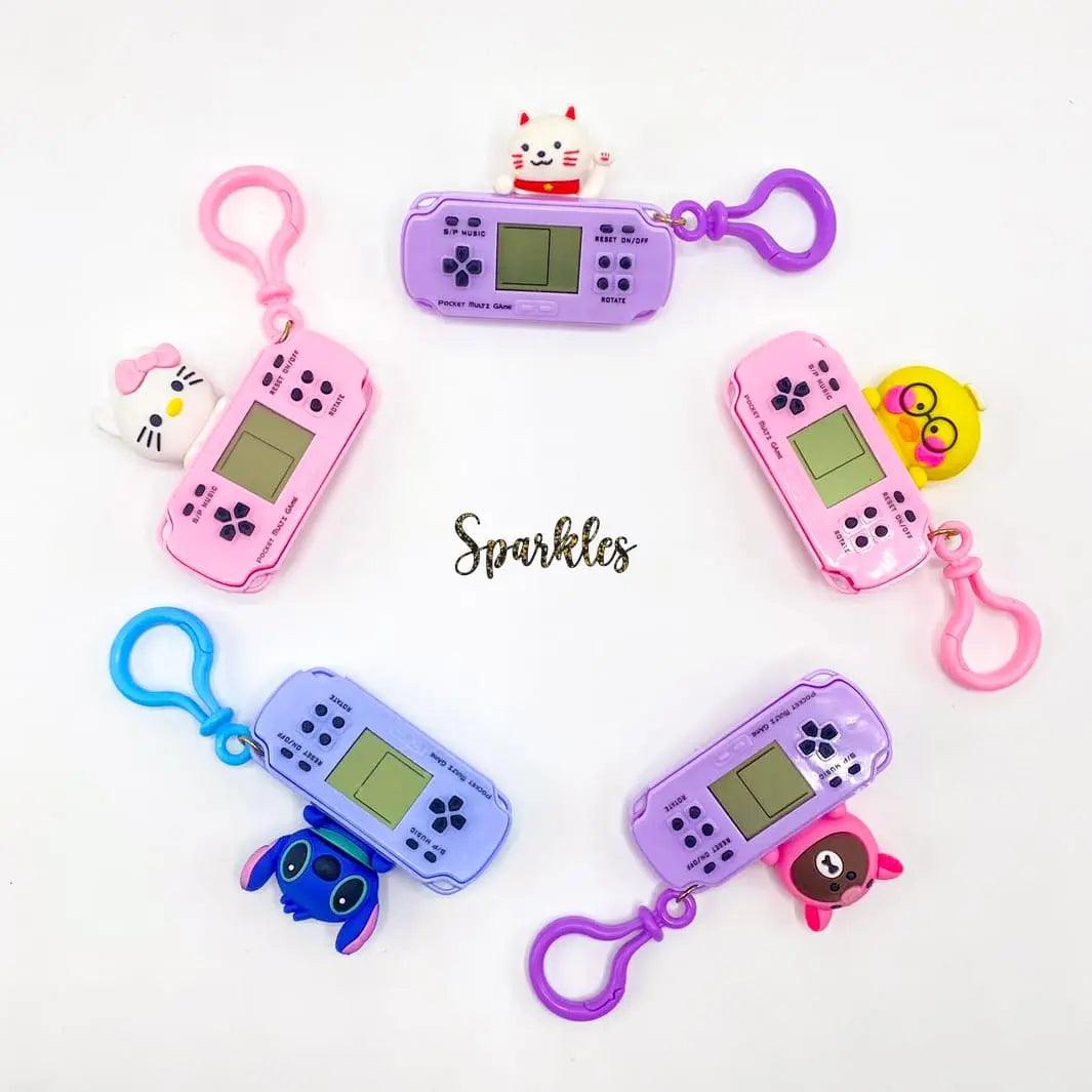 GAME CONSOLE KEYCHAIN SPARKLES