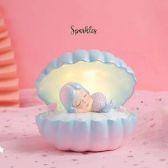 FANTASY MERMAID SHELL LAMP