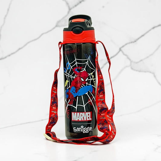 SPIDERMAN WATER BOTTLE WITH STRAP