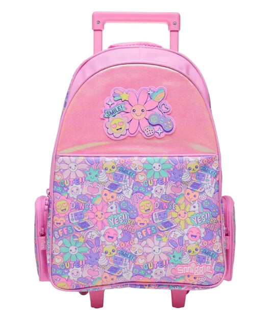 ORIGINAL RADIANT TROLLEY BACKPACK WITH LIGHT UP WHEELS SPARKLES