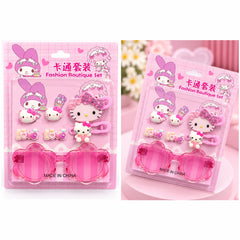 KAWAII GLASSES WITH MATCHING ACCESSORIES