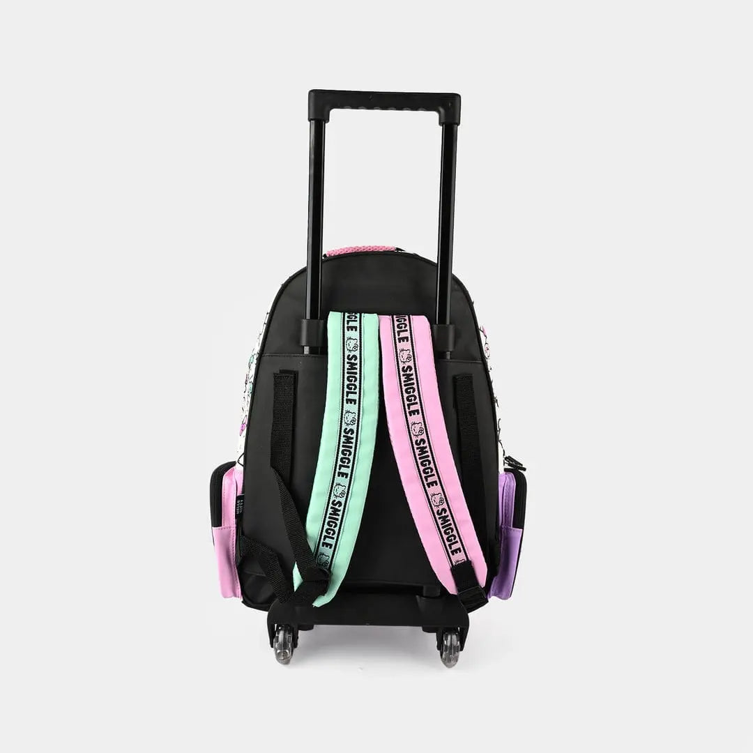 HELLO KITTY TROLLEY BACKPACK WITH LIGHT UP WHEELS - Sparkles
