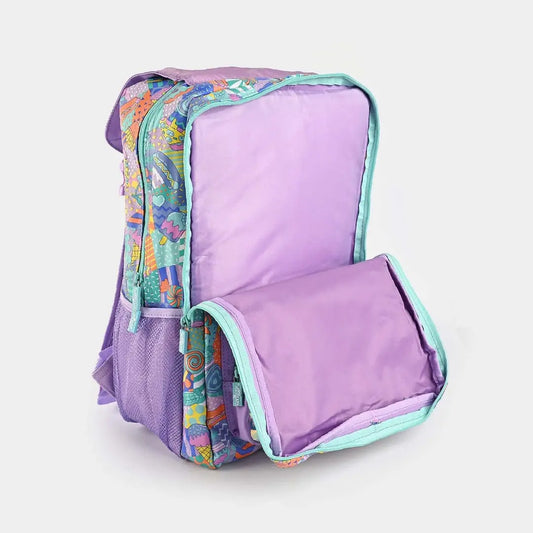 ORIGINAL PURPLE SWEETS FOLDOVER BACKPACK SPARKLES
