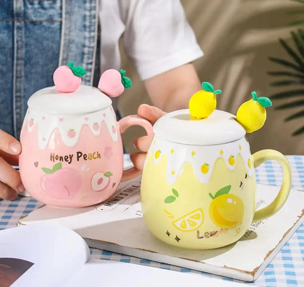 SWEET CERAMIC FRUIT MUG SPARKLES