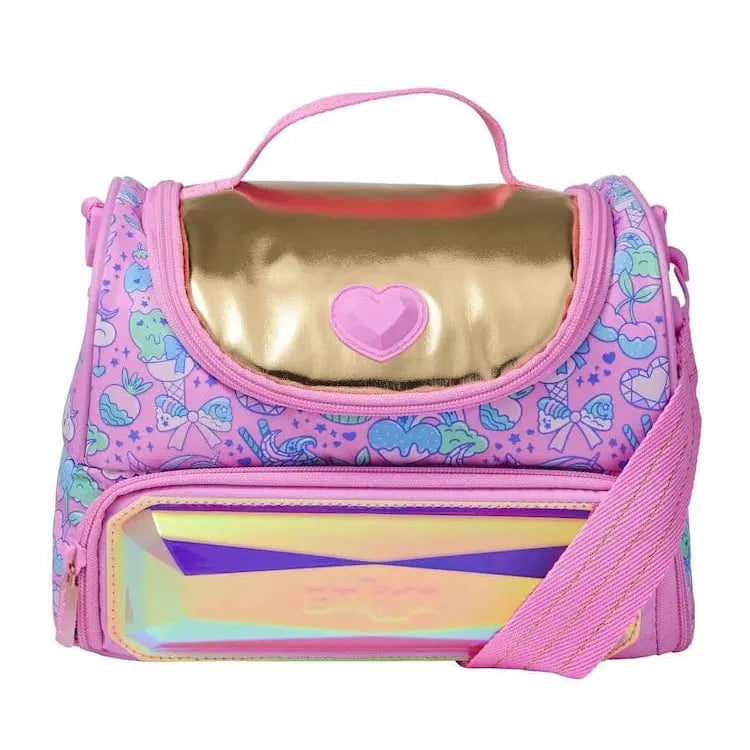 RADIANT LARGE DOUBLE DECKER LUNCH BOX WITH STRAP - Sparkles