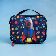 SPACE ROCKET INSULATED LUNCH BAG