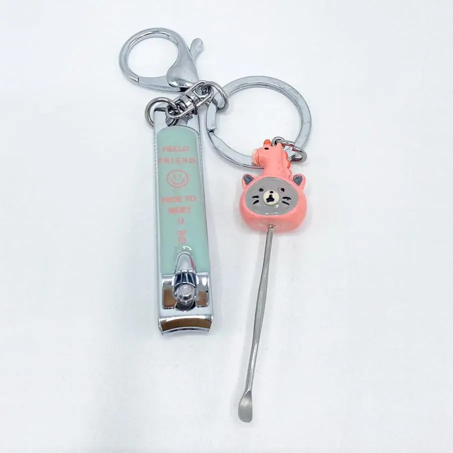 CUTEST NAIL CLIPPER KEYCHAIN SPARKLES