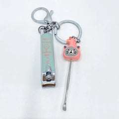 CUTEST NAIL CLIPPER KEYCHAIN SPARKLES