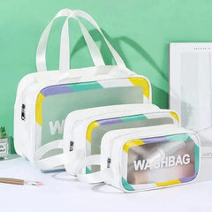 SET OF TOILETRY WASH BAGS