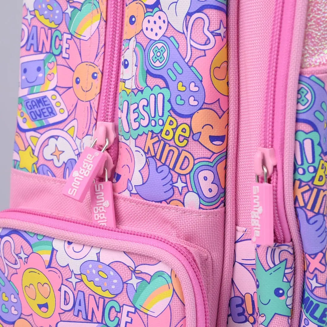 RADIANT TROLLEY BACKPACK WITH LIGHT UP WHEELS - Sparkles