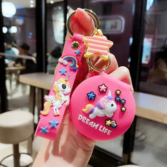 UNICORN MIRROR KEYCHAIN