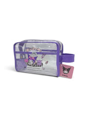 COOLEST TRANSPARENT KUROMI TRAVEL POUCH