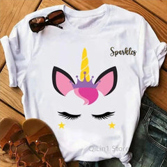 CUTE UNICORN T-SHIRT FOR SUMMER