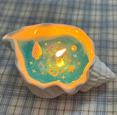 OCEAN THEMED SCENTED CANDLE SPARKLES