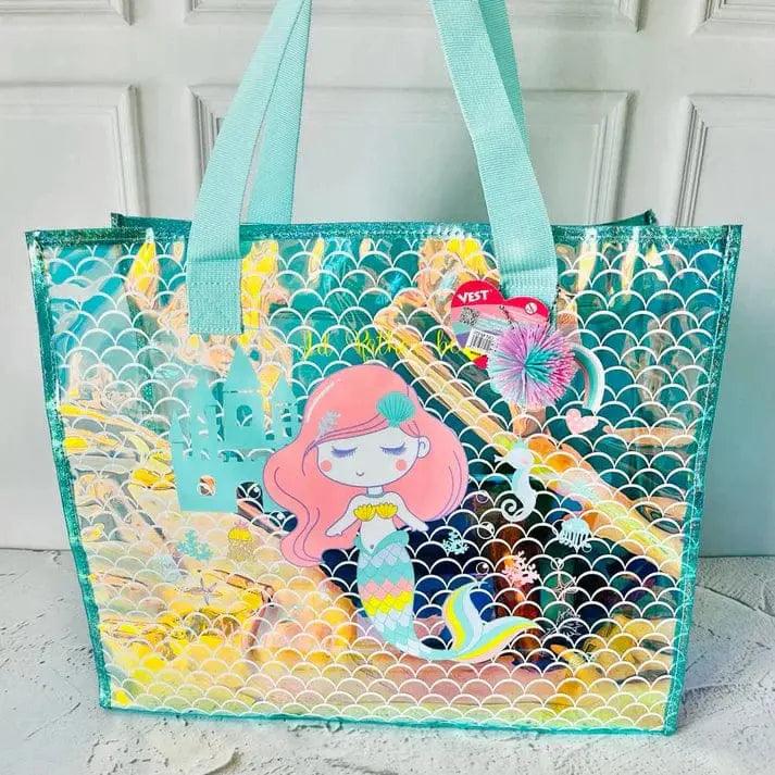 HOLOGRAPHIC TOTE BAG SPARKLES
