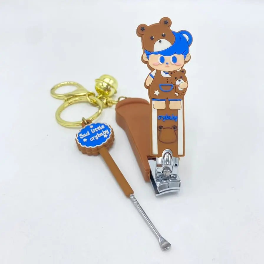 CUTEST NAIL CLIPPER KEYCHAIN SPARKLES