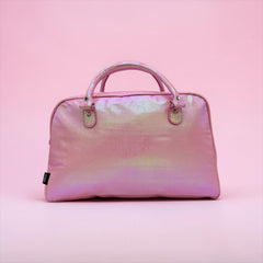 SHIMMERY PINK DUFFEL BAG