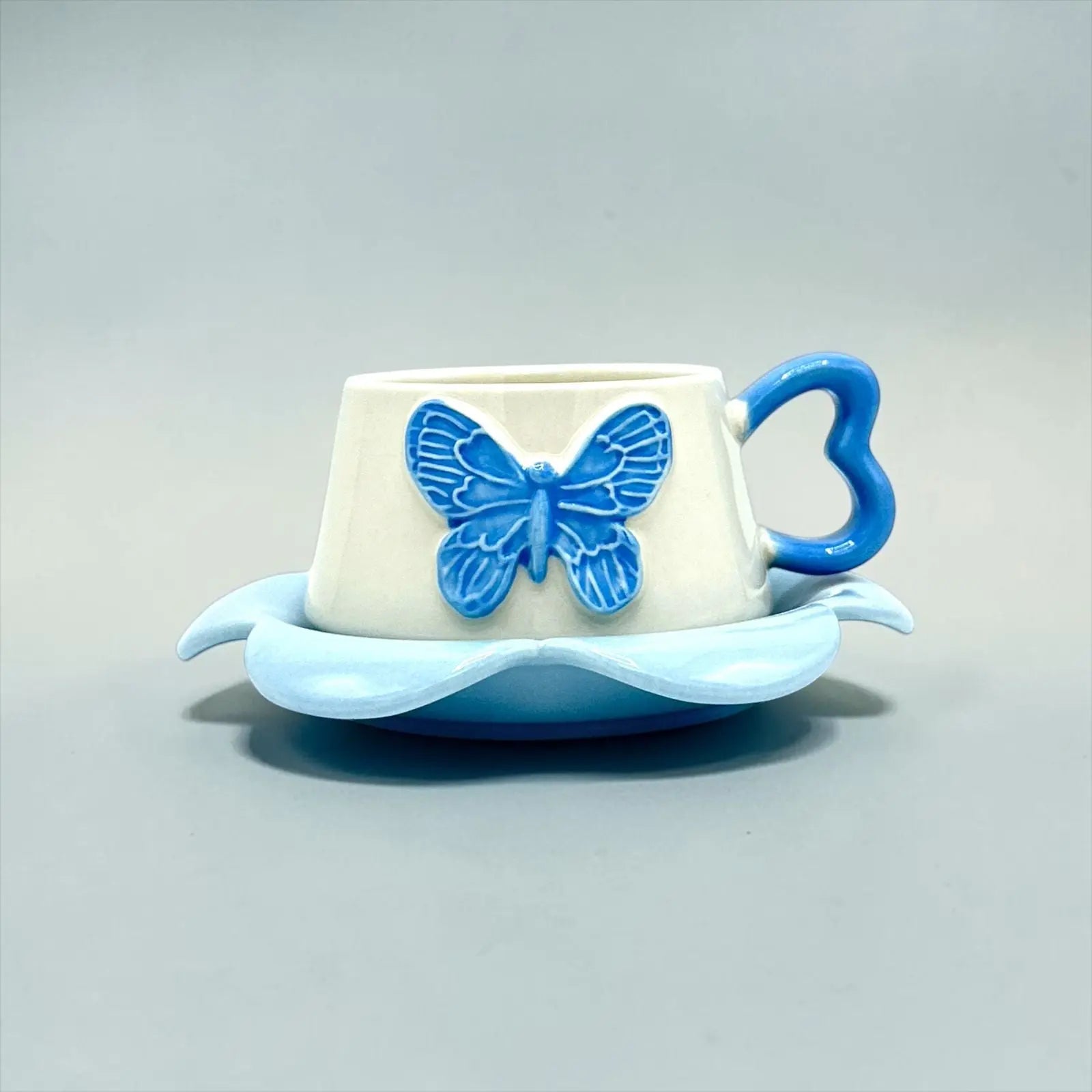 BUTTERFLY CUP SAUCER SET - Sparkles