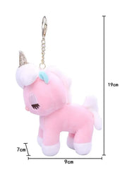 ADORABLE UNICORN PLUSH KEYCHAIN