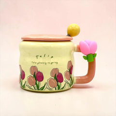 AESTHETIC FLORAL PINTEREST MUG - Sparkles