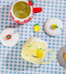 SWEET CERAMIC FRUIT MUG SPARKLES