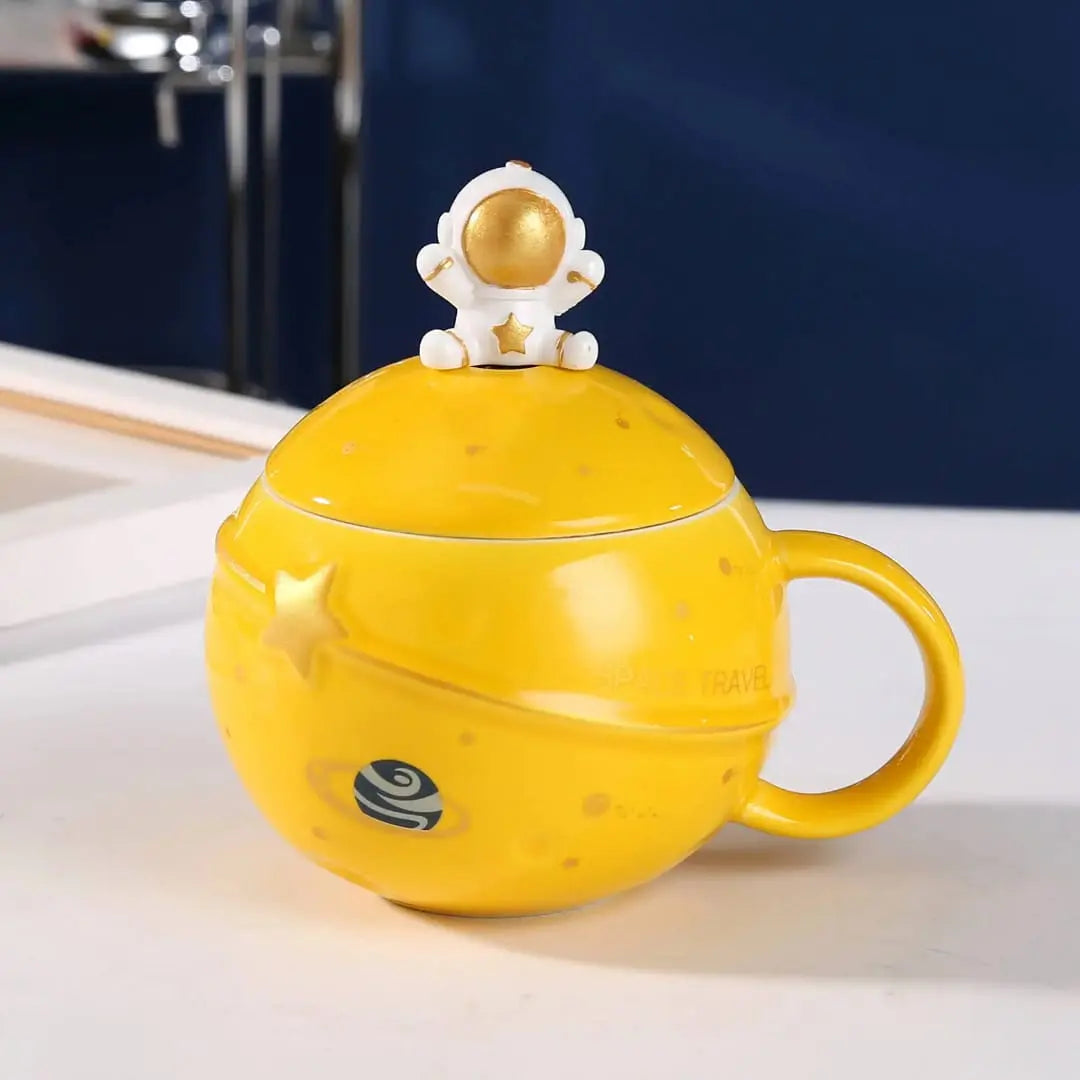 CERAMIC ASTRONAUT MUG SPARKLES