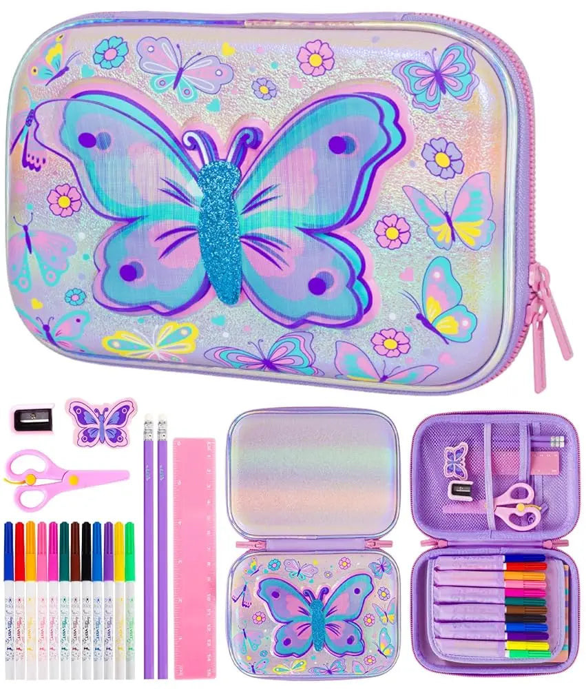 VEST BUTTERFLY STATIONERY SET SPARKLES