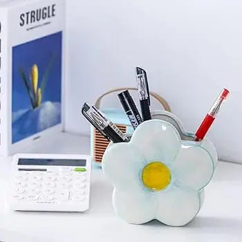 CERAMIC FLOWER HOLDER SPARKLES