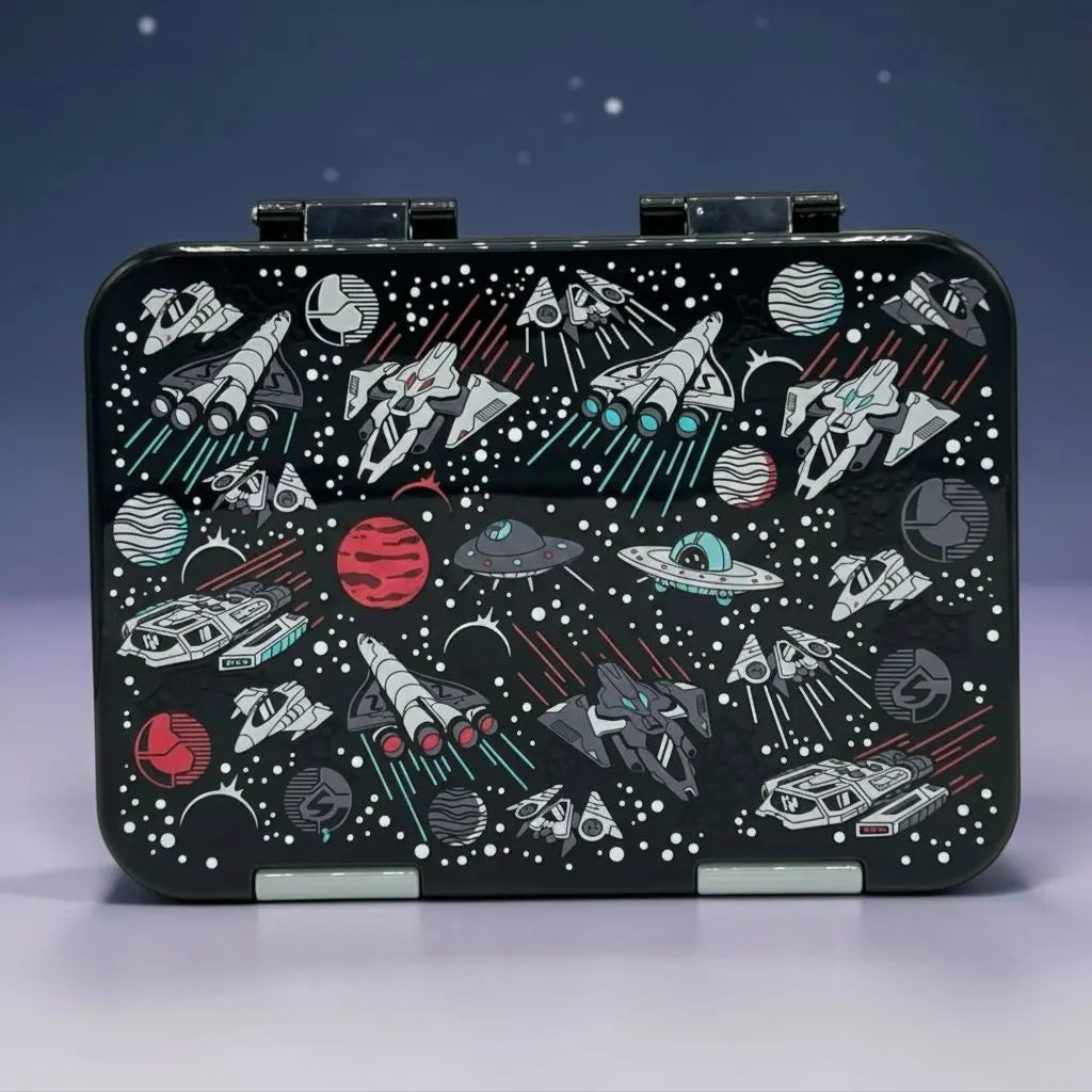 BLACK AIRSPACE BENTO LUNCH BOX