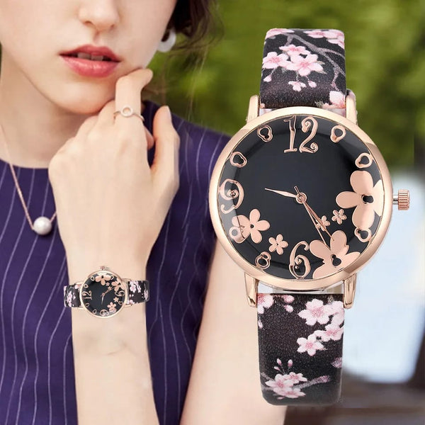 AESTHETIC FLORAL WATCH
