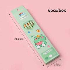 CUTE 6 X PENCILS SET