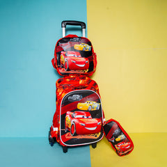 3 PC TROLLEY BACKPACK SET
