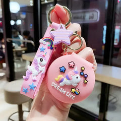 UNICORN MIRROR KEYCHAIN
