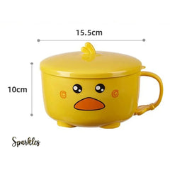 CUTE DUCK NOODLES BOWL