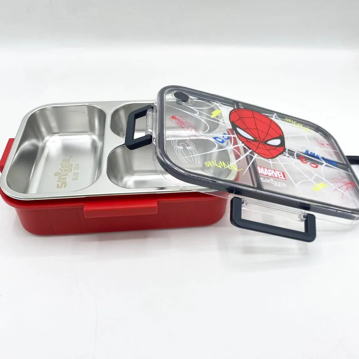SMIGGLE STAINLESS STEEL TRIO LARGE LUNCH BOX SPARKLES