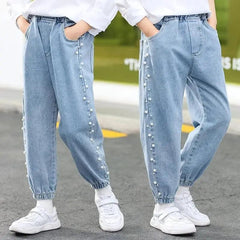 4-12Y TEENAGE DENIM PANTS