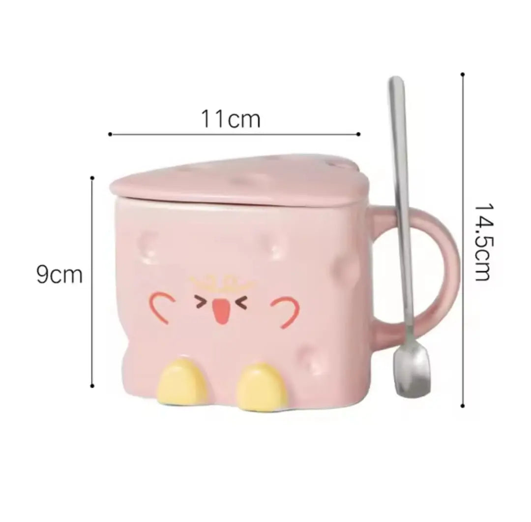KAWAII CHEESE MUG SPARKLES