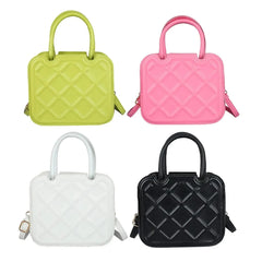 QUILTED SATCHEL BAG