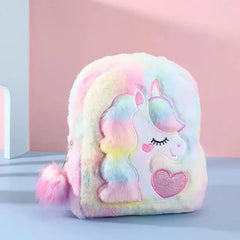 FLUFFY UNICORN BACKPACK