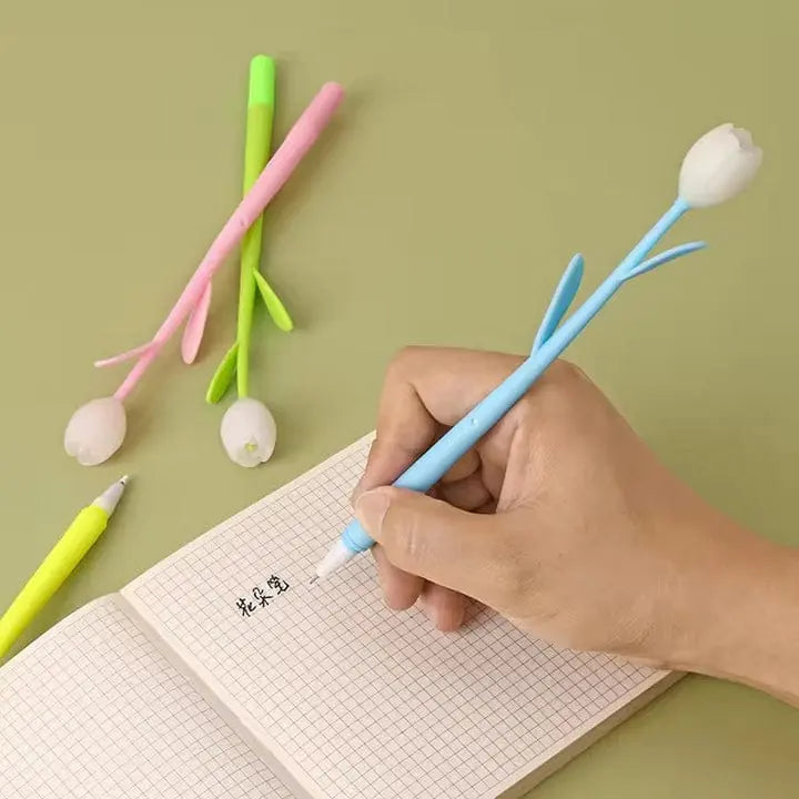 KAWAII TULIP GEL PEN SPARKLES