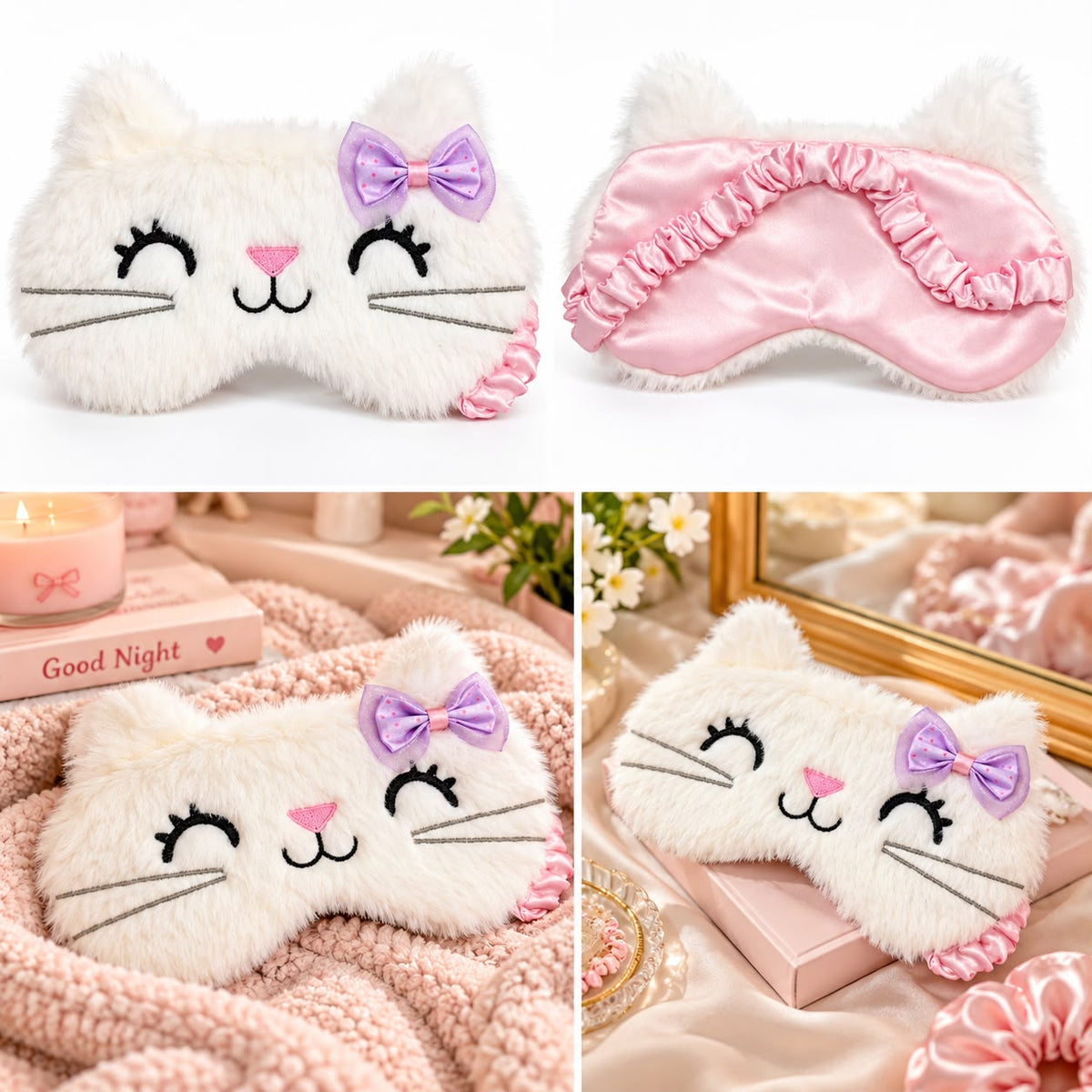 FLUFFY KITTY SLEEPING MASK