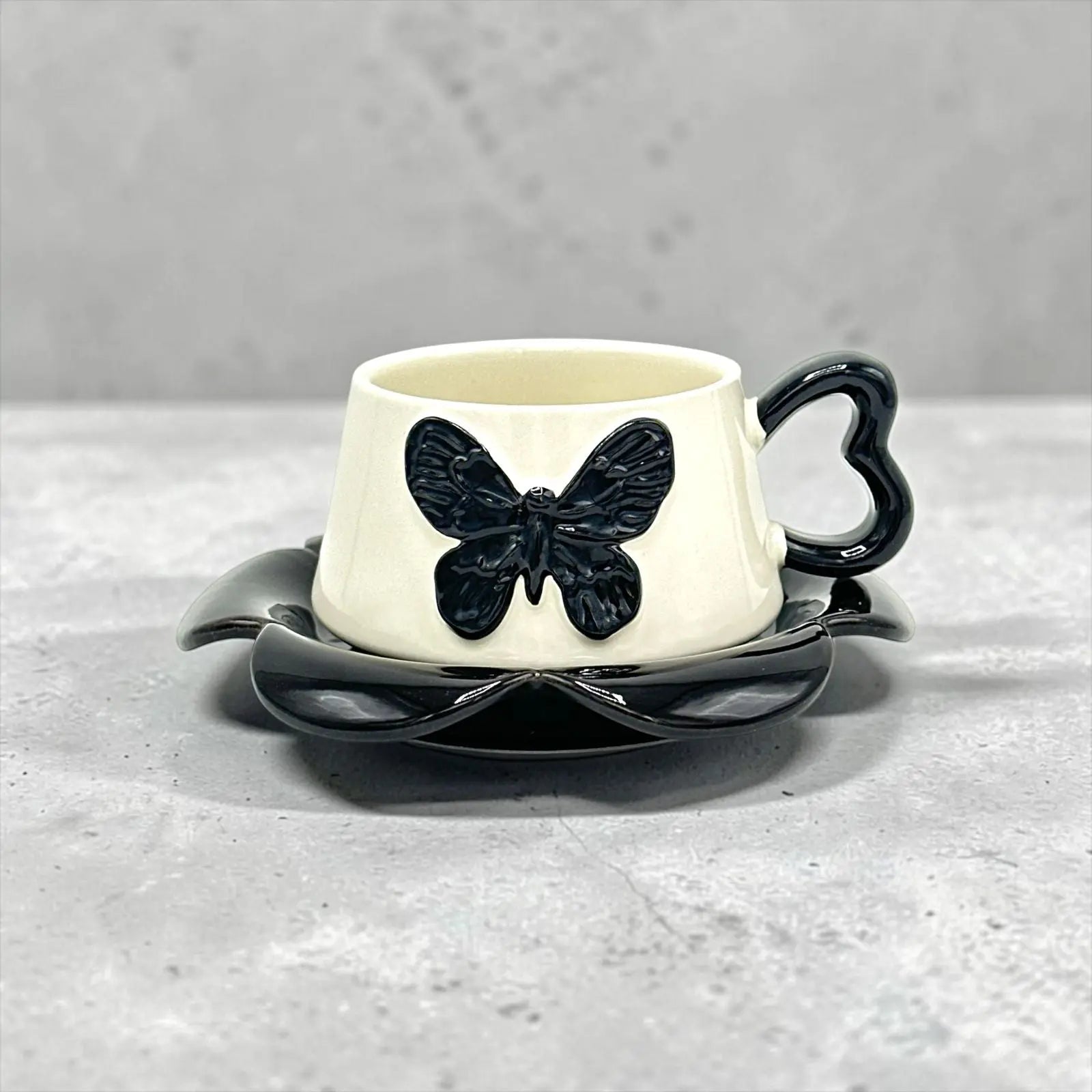 BUTTERFLY CUP SAUCER SET - Sparkles