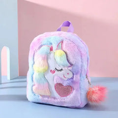 FLUFFY UNICORN BACKPACK