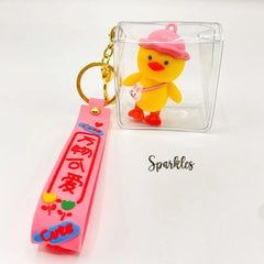 CHICK POUCH KEYCHAIN