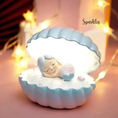 FANTASY MERMAID SHELL LAMP