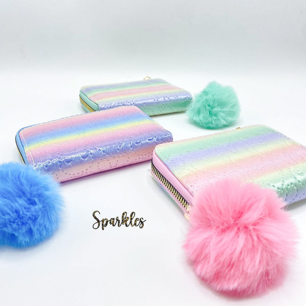 SHINY CANDY-FLOSS WALLET