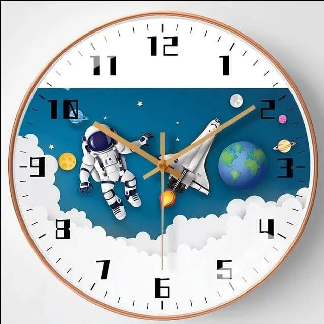 CLASSIC ASTRONAUT CLOCK SPARKLES